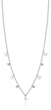 Luca Barra Ladies Steel Necklace With Butterflies And Crystals