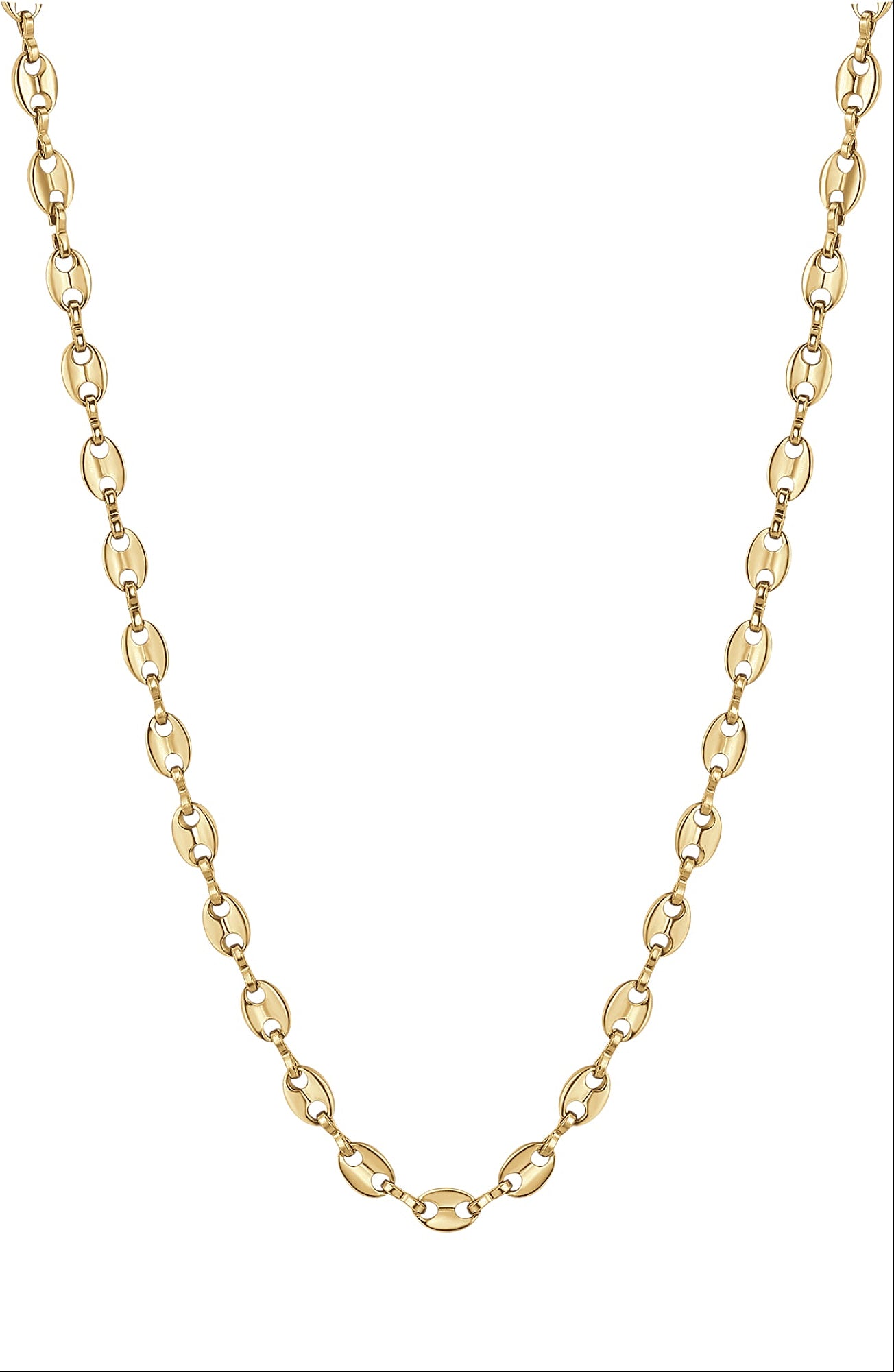 Luca Barra Women's IP Gold Steel Necklace