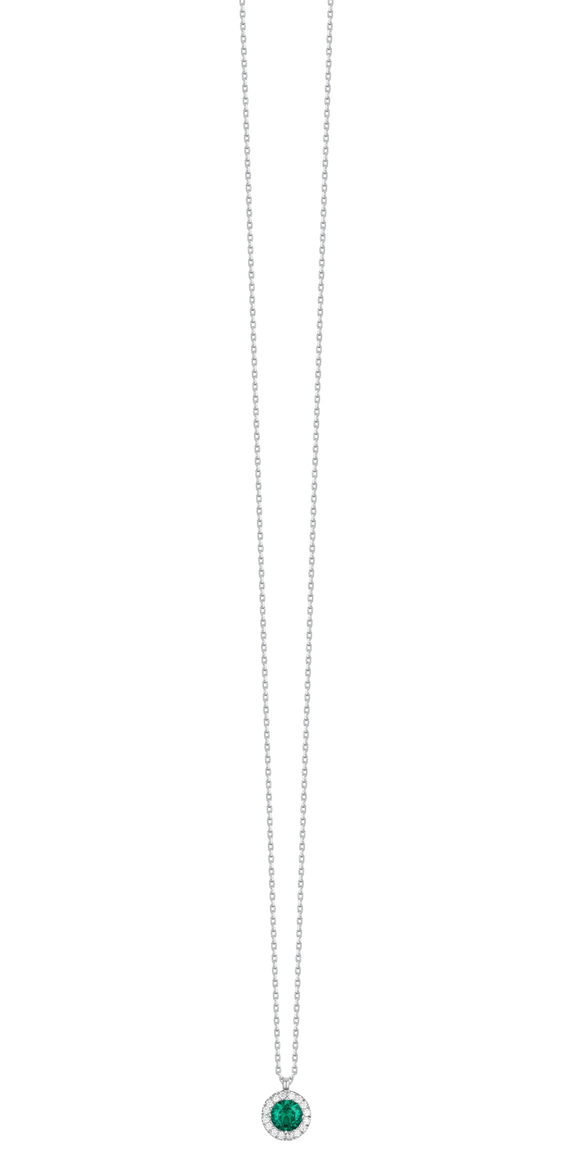 Luca Barra Women's Steel Necklace with Zirconia Element