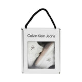Calvin Klein Kids Girl's  White & Pink Sneaker