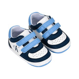 Calvin Klein Kids Boy's Blue & White Sneaker
