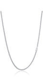 Luca Barra Gents Steel Necklace with Steel Elements