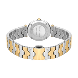 Saint Honore City Of Lights Women's Green MOP Dial Silver Gold Watch