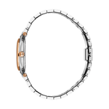 Saint Honore City Of Lights Women's Black MOP Dial Silver Rose Gold Watch