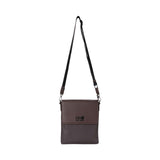 Cavalli Class Men's Monza Dark Brown Crossbody Bag