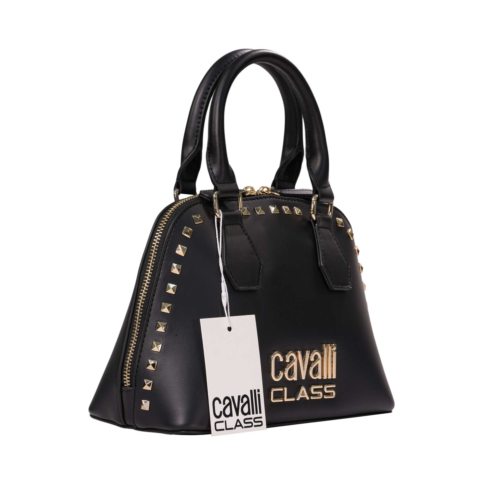 Cavalli Class Women's Top Handle Handbag – Blue Salon