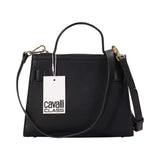 Cavalli Class Women's Black Top Handle Handbag