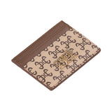 Cavalli Class Women's Dark Brown and Logo print Cardholder