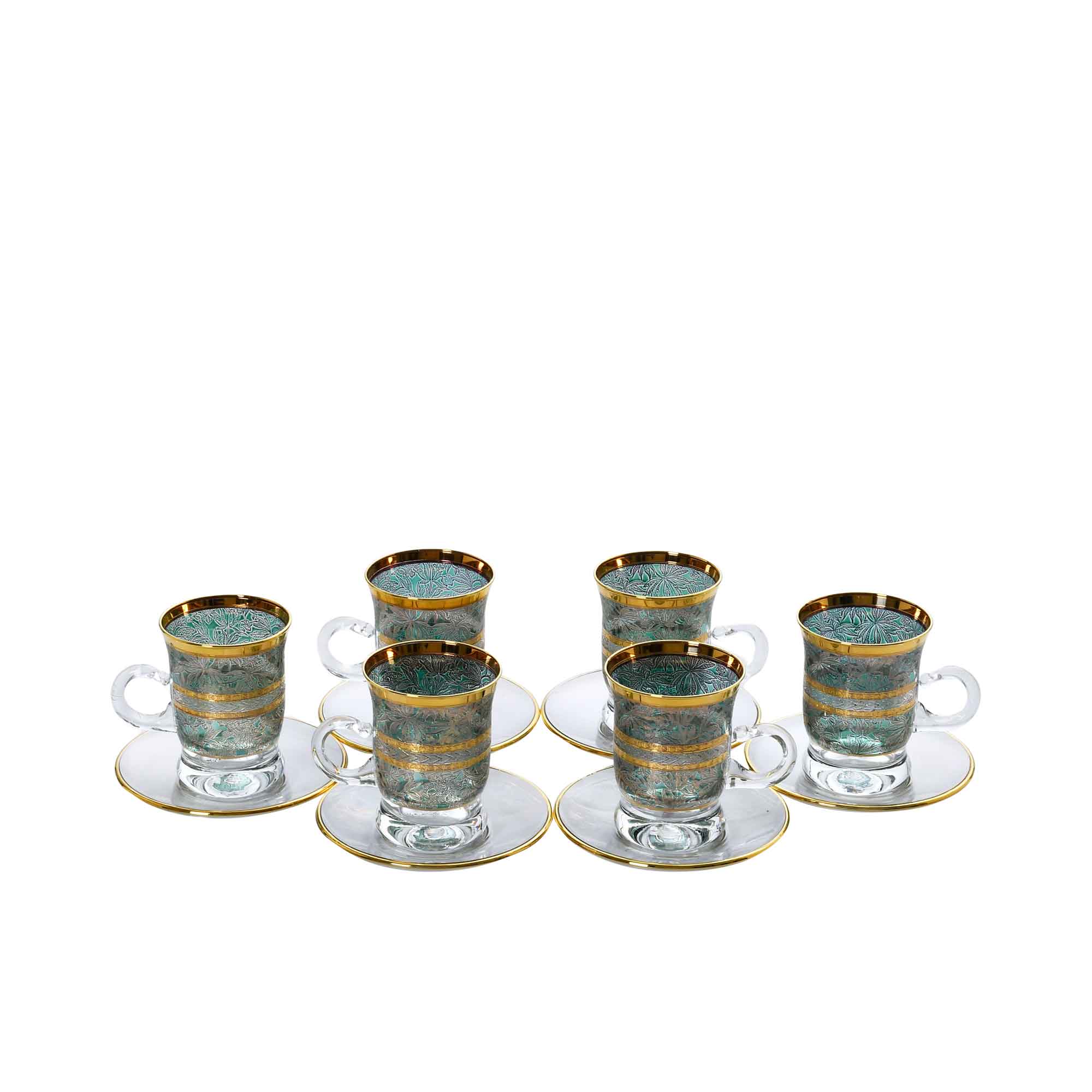 Combi Green & Gold Patterned Glass Tea Cup Set with Saucers (Set of 6) | Home and Furniture Home | Home and Furniture Home Drinkware | Tea Cup & Saucer | Tea Cup & Saucer Set | Tea Cups Combi Green & Gold Patterned Glass Tea Cup Set with Saucers (Set of 6) | Home and Furniture Home | Home and Furniture Home Drinkware | Tea Cup & Saucer | Tea Cup & Saucer Set | Tea Cups