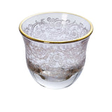 Combi Gold Filigree Mocca Cup Set (Set of 6)