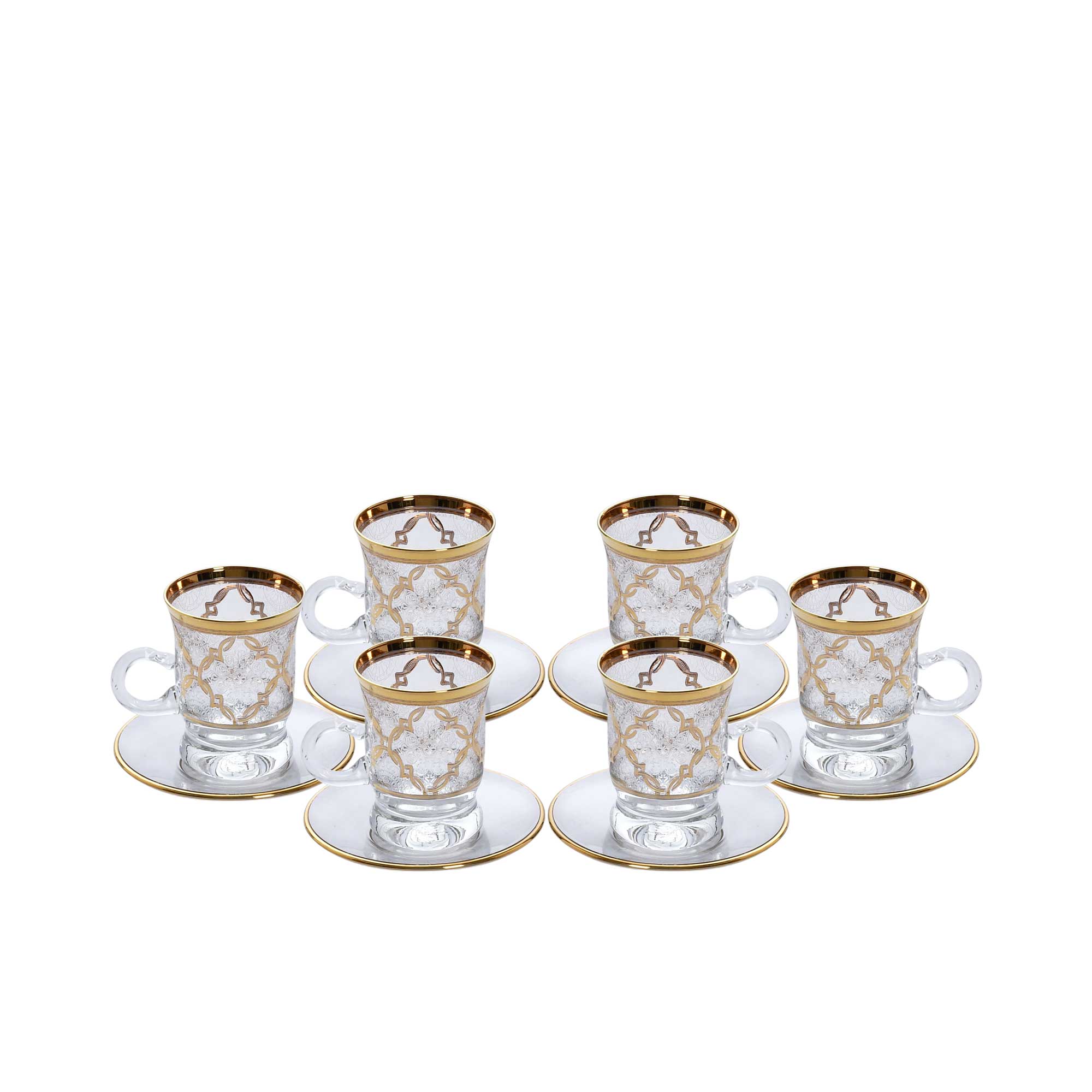 Combi Gold Geometric Pattern Glass Tea Cup Set with Saucers (Set of 6) | Drinkware | Home and Furniture Home | Home and Furniture Home Drinkware | Tea Cup & Saucer | Tea Cup & Saucer Set | Tea Cups Combi Gold Geometric Pattern Glass Tea Cup Set with Saucers (Set of 6) | Drinkware | Home and Furniture Home | Home and Furniture Home Drinkware | Tea Cup & Saucer | Tea Cup & Saucer Set | Tea Cups