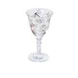 Combi Gold Geometric Pattern Water Goblet Set (Set of 6)