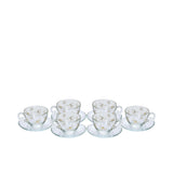 Combi Dragonfly & Butterfly Motif Cappuccino Cup Set (Set of 6)