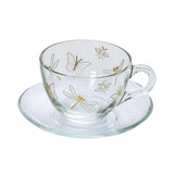 Combi Dragonfly & Butterfly Motif Cappuccino Cup Set (Set of 6)