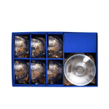 Combi Dragonfly & Butterfly Motif Cappuccino Cup Set (Set of 6)