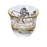 Combi Arabian Horse & Gold Scroll Mocca Cup Set (Set of 6)