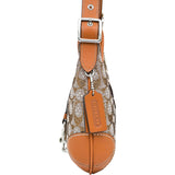 Coach Women's Signature Jacquard Hamptons Hobo Burnished Amber