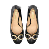 Conhpol Women's Blach Shoes With Heels