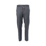 Corneliani Men's Gray Piece Dyed Ivory Trouser