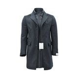 Corneliani Men's  Gray Melange Dark Coat