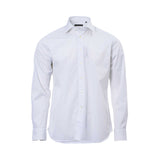 Corneliani Men's White Print Shirt