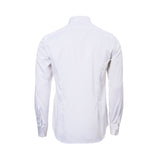 Corneliani Men's White Print Shirt