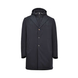 Corneliani Men’s Wool-Blend Coat with Detachable Hood