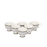 Casa Blu Dinner Set of 40 pcs with Gold Decoration