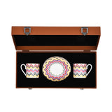 Missoni Home Ceramic Luxury Set of 2 Saucers & Coffee Cups