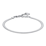 Luca Barra Ladies Steel Anklet