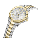 Cerruti 1881 Vallelaghi Gents Silver Dial Silver Gold Tone Watch