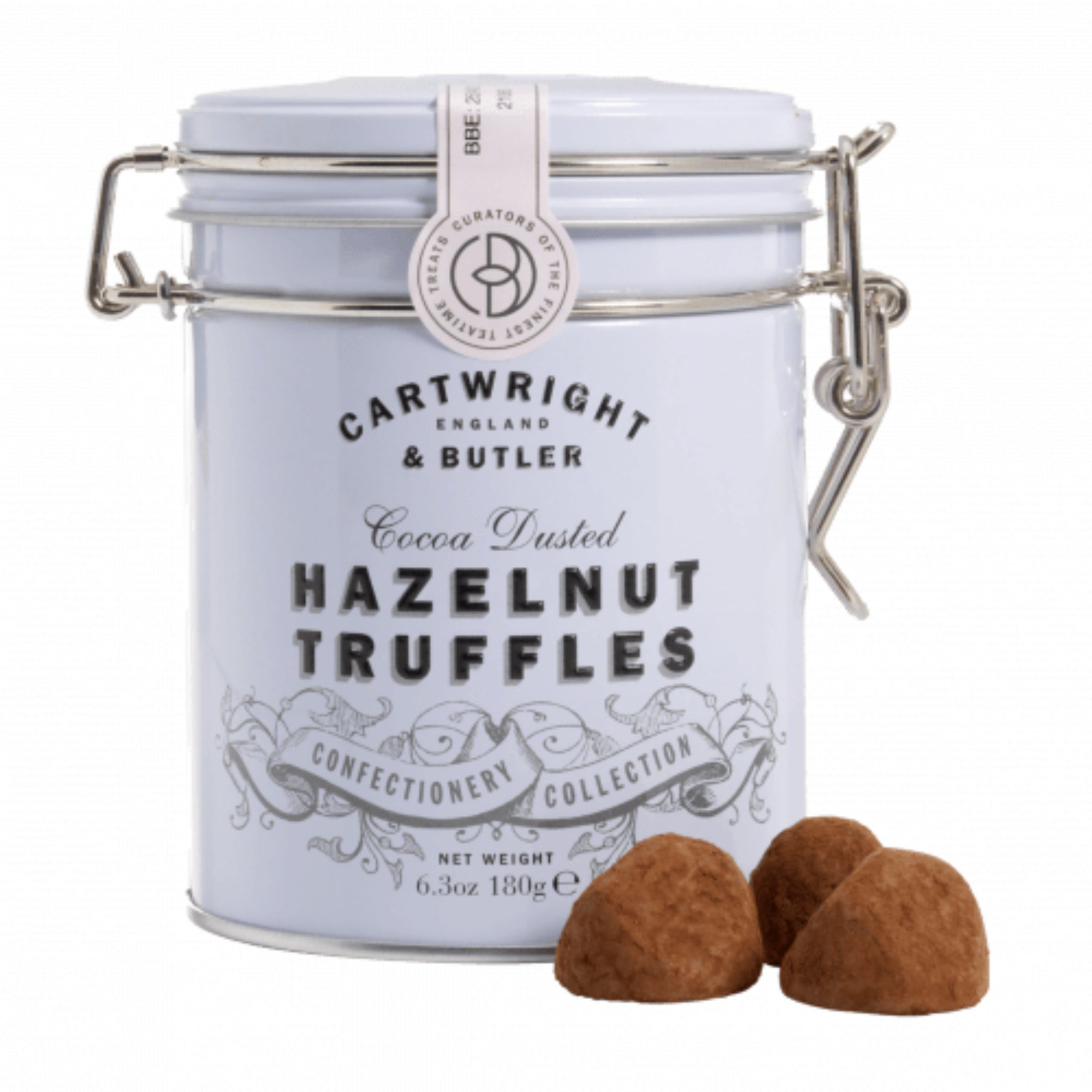 Cartwright & Butler Cocoa Dusted Hazelnut Choco Truff Tin 180g | Biscuits | Chocolates & Biscuits Cartwright & Butler Cocoa Dusted Hazelnut Choco Truff Tin 180g | Biscuits | Chocolates & Biscuits