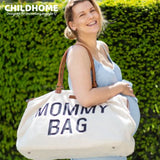 Childhome Mommy Bag Large Tote with Contrasting Handles