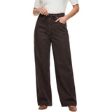 Citizens of Humanity Women's Wide-Leg High-Rise Drawstring Trouser