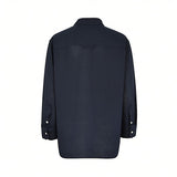 Citizens of Humanity Navy Long-Sleeve Linen Button-Down Shirt