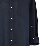 Citizens of Humanity Navy Long-Sleeve Linen Button-Down Shirt