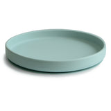Mushie Kids Classic Silicone Suction Plate Cambridge Blue: A Stay-Put Solution for Mess-Free Mealtimes