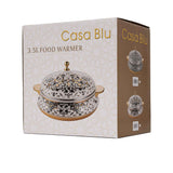 Casa Blu Emerald Arabesque Insulated Food Warmer