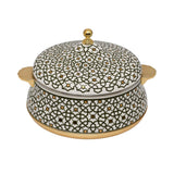 Casa Blu Emerald Arabesque Insulated Food Warmer