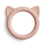 Mushie New Born Teether Cat Blush