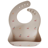Mushie Kids New Born Silicone Bib Cherries