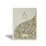 Artist’O Ciel Eau de Parfum in an ornate clear glass bottle with soft blue luxury packaging, showcasing a fresh and elegant fragrance design – Available for Online Purchase