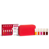 Clarins Lip Oil 10th Anniversary Vanity Full Size Set luxury nourishing lip oil collection with vanity case Shop the Latest Online at Blue Salon Qatar GCC