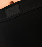 Close-up view of the Sloggi Ever Ease black Tai panty, showcasing the high-cut leg and smooth, soft fabric texture. Available for Online Purchase