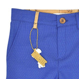 Close up Shorts view of the Alviero Martini Kids Blue Shirt & Bermuda Shorts Set. Find the Latest Collection Online at Blue Salon Qatar