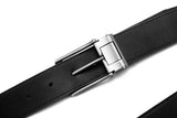 Samsonite AAMIR II BIZ PIN Plate 04 Black Leather Belt