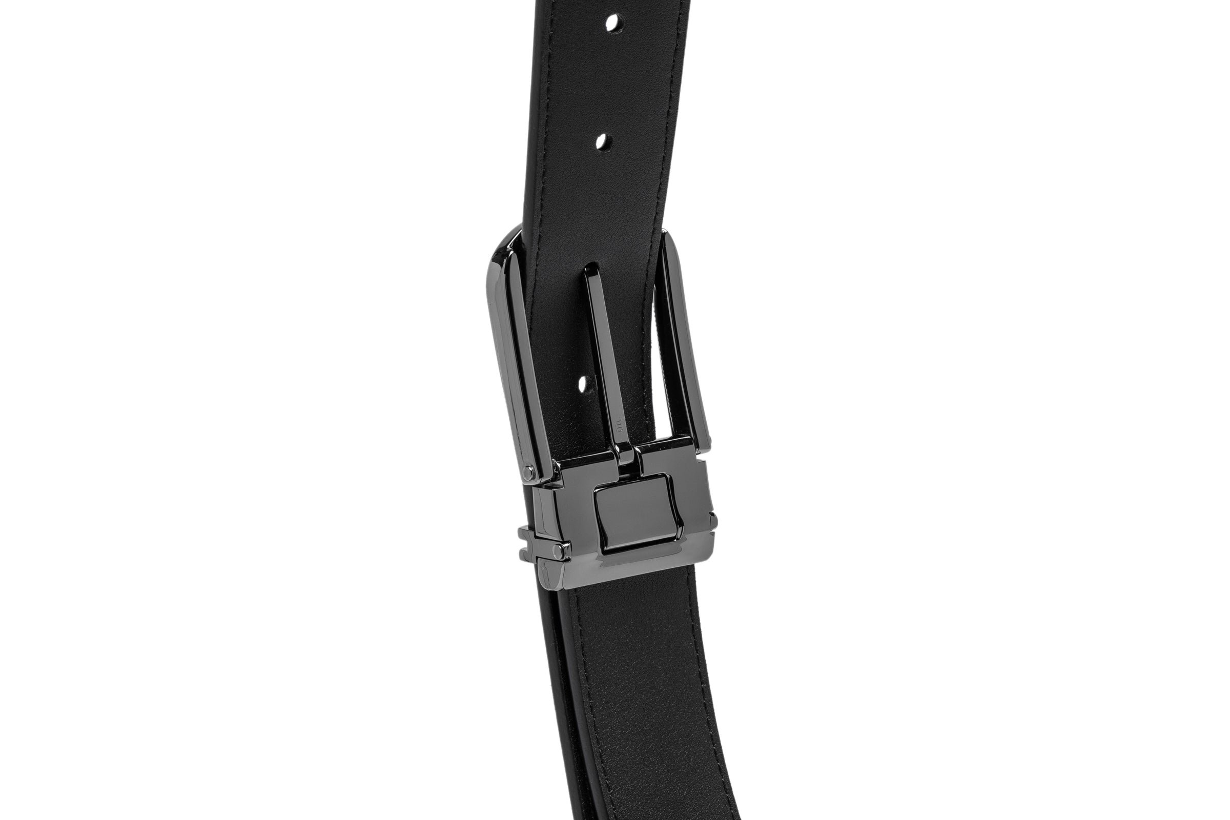 Samsonite AAMIR II Biz Ctr Arc Black Leather Belt