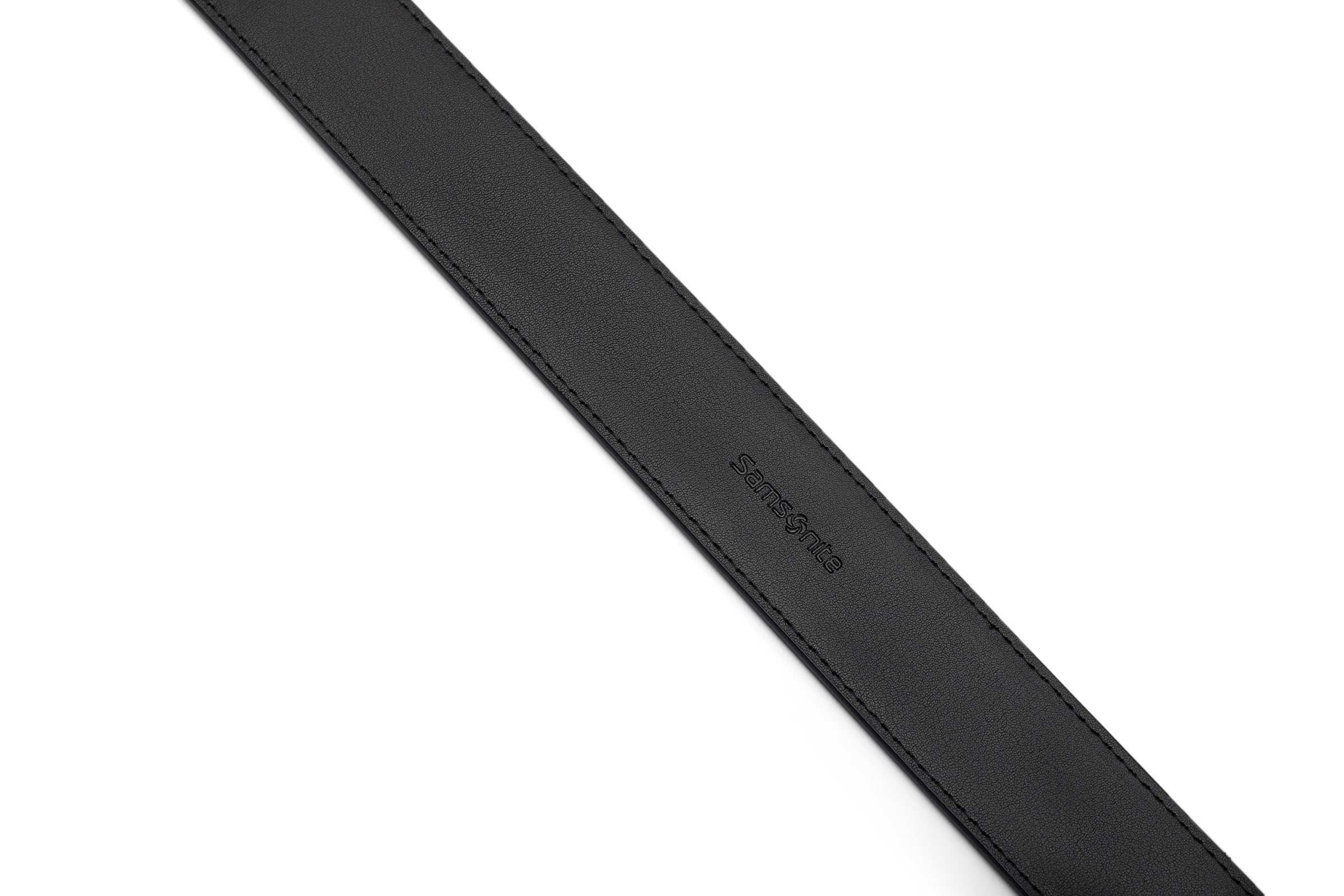 Samsonite AAMIR II Biz Plate AL Auto 04 Black Leather Belt