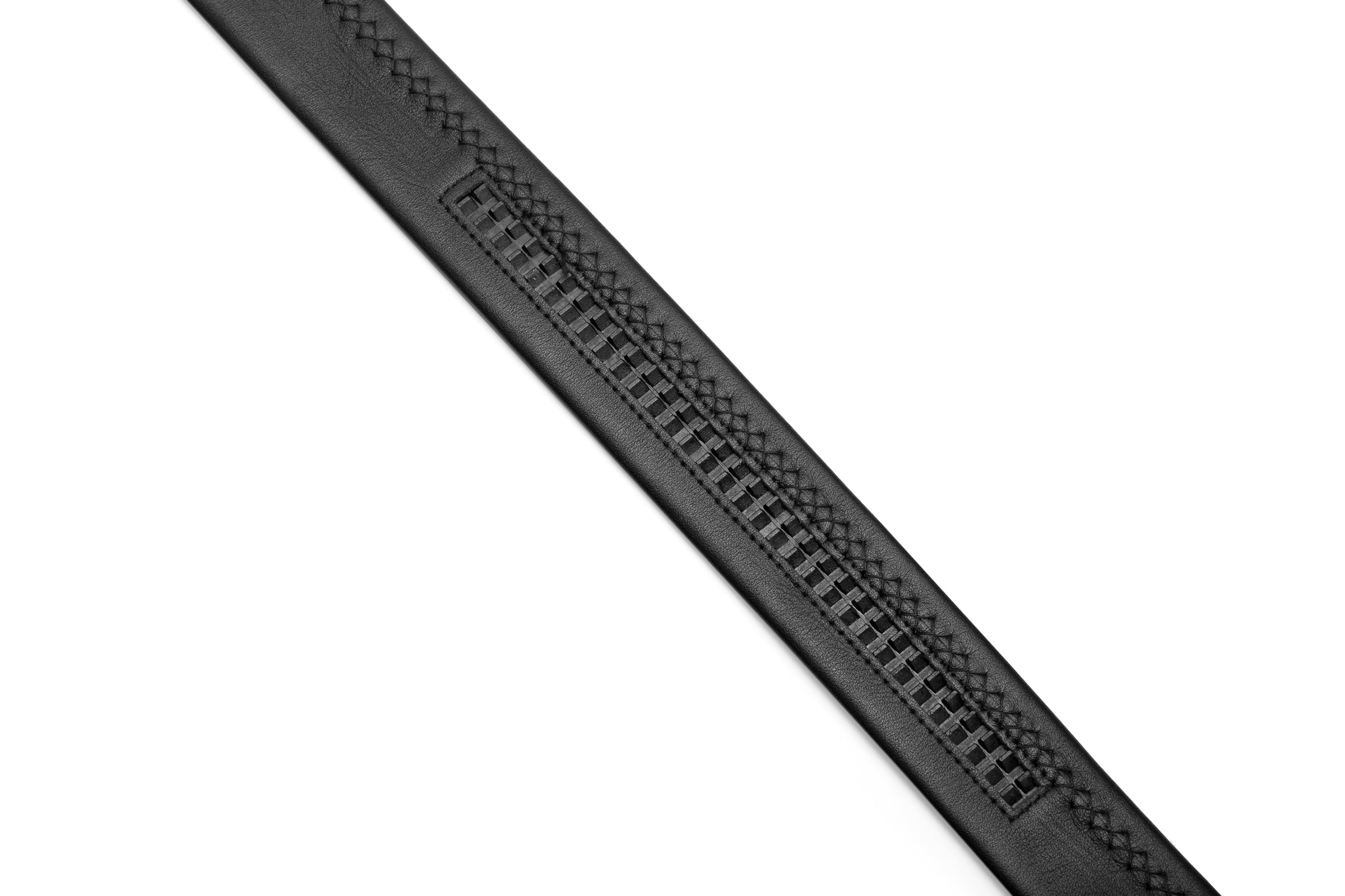 Samsonite AAMIR II Biz Plate AL Auto 02 Black Leather Belt