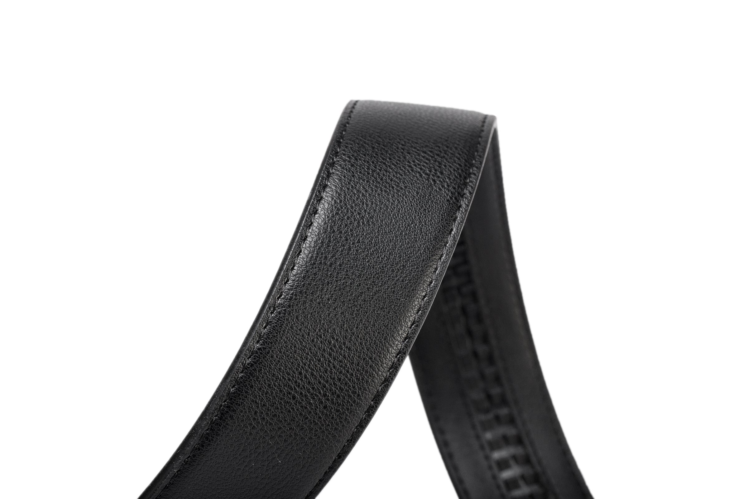 Samsonite AAMIR II Biz Plate AL Auto 04 Black Leather Belt